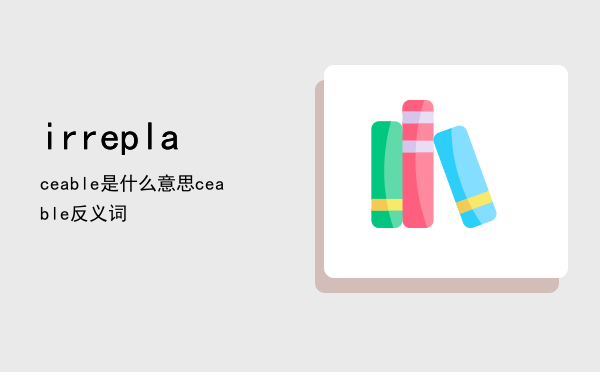 irreplaceable是什么意思（irreplaceable反义词）