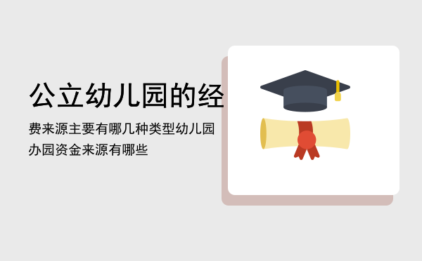 公立幼儿园的经费来源主要有哪几种类型（幼儿园办园资金来源有哪些）