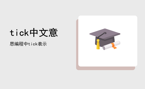 tick中文意思「编程中tick表示」