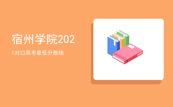 宿州学院2021对口高考最低分数线