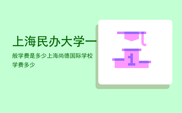 上海民办大学一般学费是多少（上海尚德国际学校学费多少）