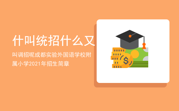 什叫统招什么又叫调招呢（成都实验外国语学校附属小学2021年招生简章）