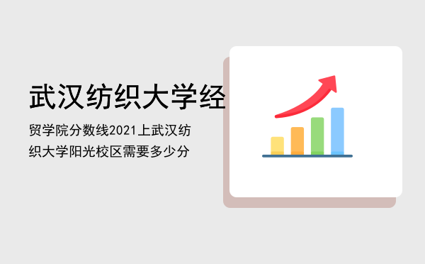 武汉纺织大学经贸学院分数线2021（上武汉纺织大学阳光校区需要多少分）