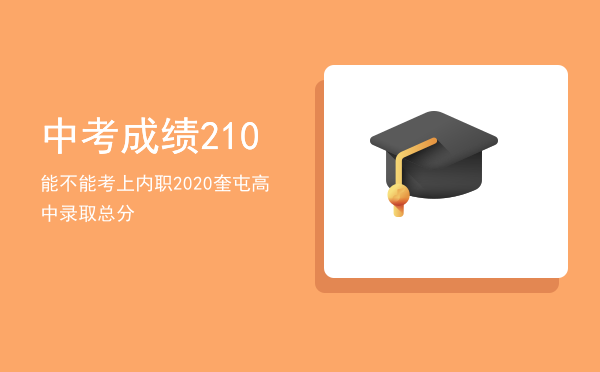 中考成绩210能不能考上内职（2020奎屯高中录取总分）