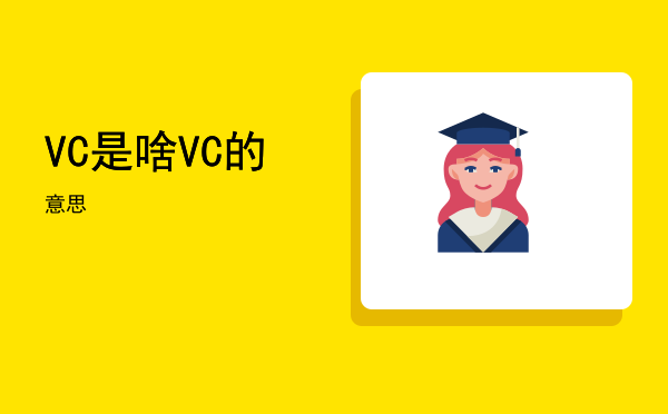 VC是啥「VC的意思」