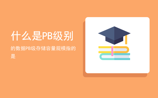 什么是PB级别的数据（PB 级存储容量规模指的是）