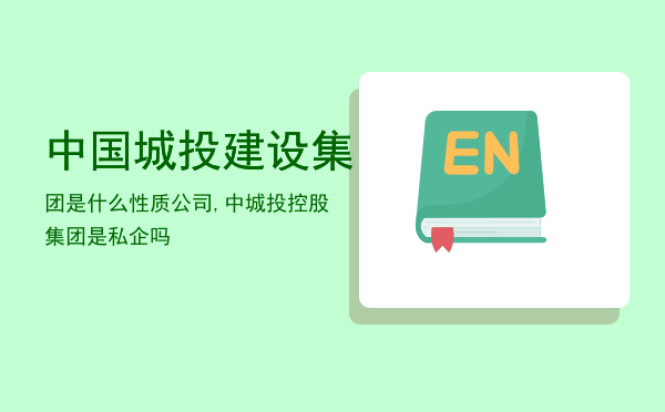 中国城投建设集团是什么性质公司,中城投控股集团是私企吗