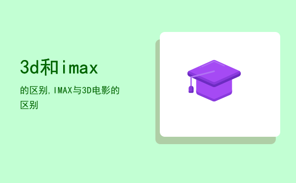 3d和imax的区别,IMAX与3D电影的区别