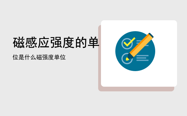 磁感应强度的单位是什么「磁强度单位」