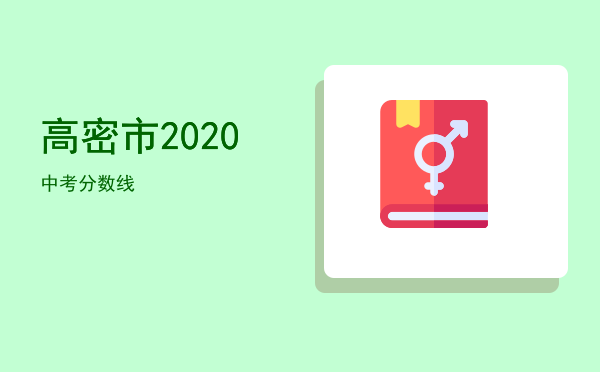 高密市2020中考分数线