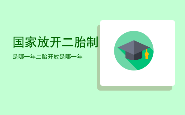 国家放开二胎制是哪一年「二胎开放是哪一年」