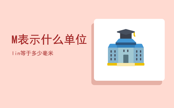 M表示什么单位，lin等于多少毫米