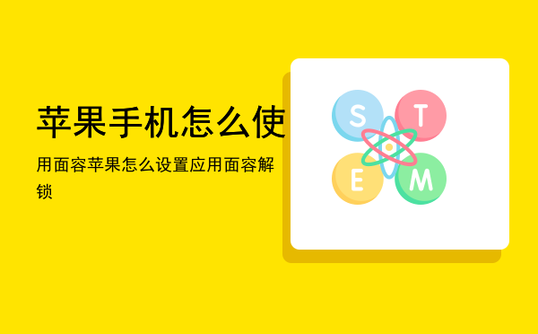 苹果手机怎么使用面容，苹果怎么设置应用面容解锁