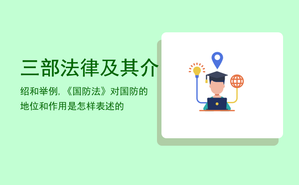 三部法律及其介绍和举例,《国防法》对国防的地位和作用是怎样表述的