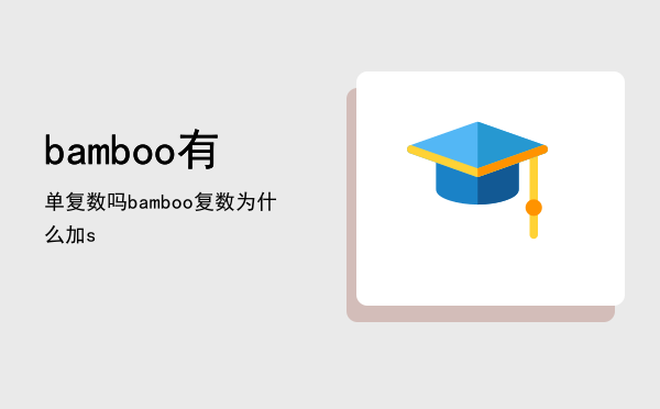 bamboo有单复数吗「bamboo复数为什么加s」