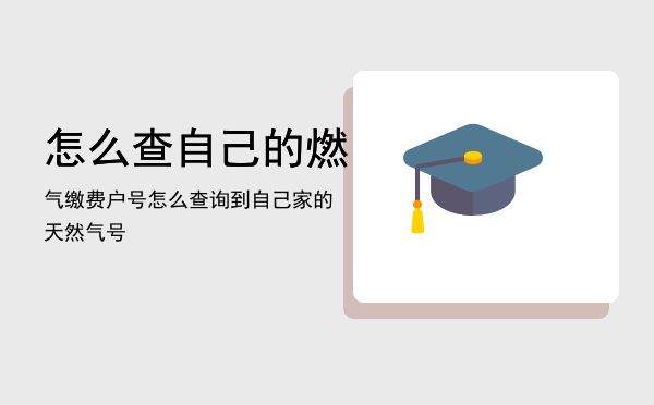 怎么查自己的燃气缴费户号「怎么查询到自己家的天然气号」